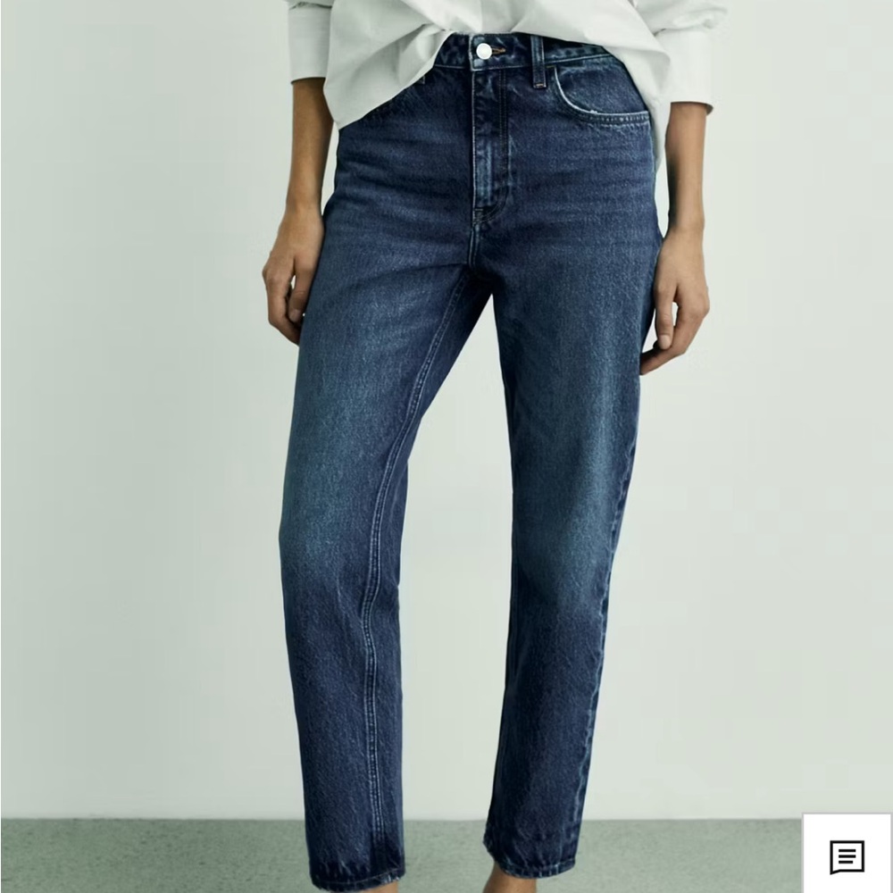 MANGO MNG dark blue women's jeans size 12 NWT